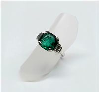 Anello Soprana Gioielleria Donna in Platino Smeraldo 2.81 Ct PT SMERALDO 2,81 - PT SMERALDO 2,81